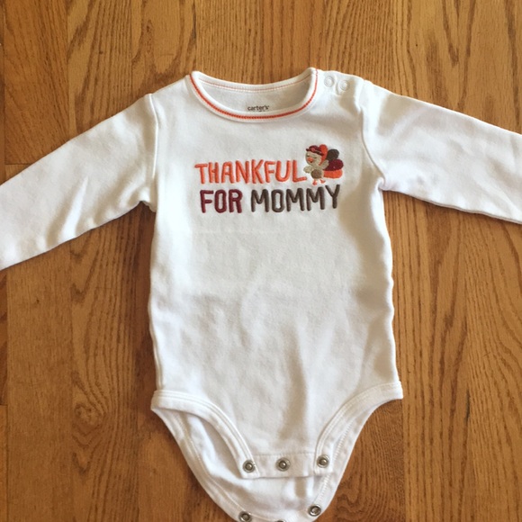 Carter’s Thanksgiving Long Sleeved Bodysuit, 6M - Picture 7 of 7